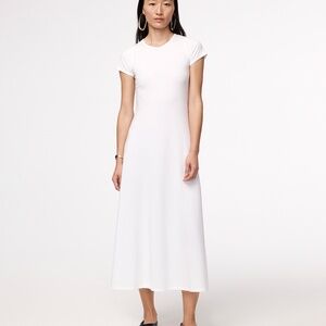 Another Tomorrow Fitted Tee Dress